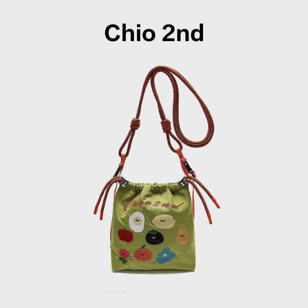 南风Chio2nd 水桶包 女式新款插画单肩斜挎小包