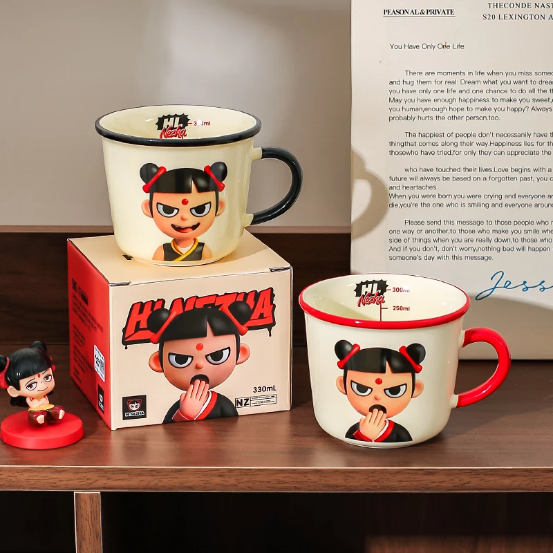 川岛屋哪吒传奇马克杯陶瓷杯子家用喝水杯儿童牛奶杯男生生日礼物