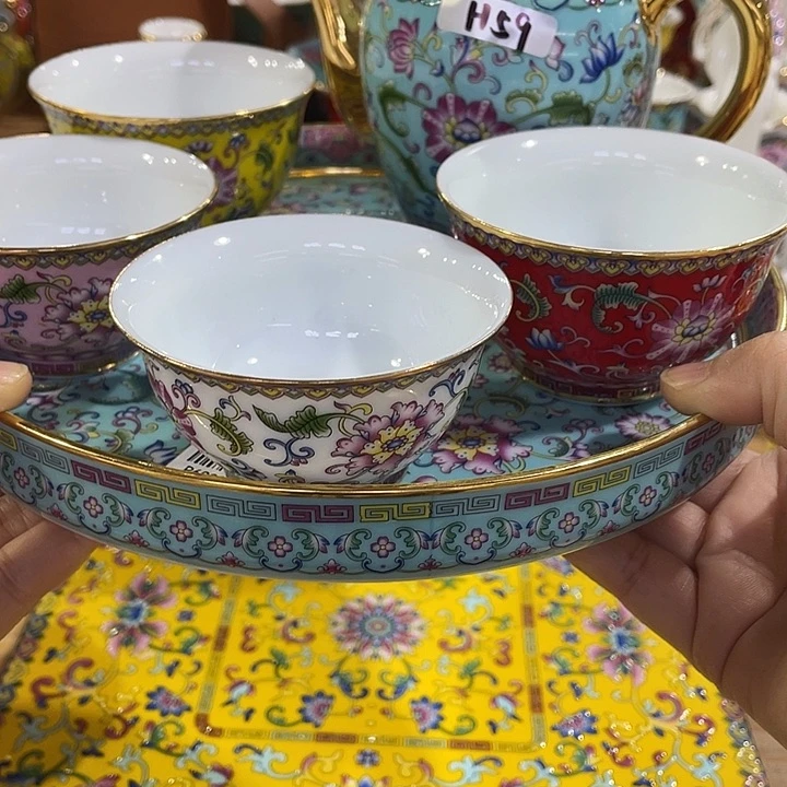 珐琅景德镇陶瓷瓷碗