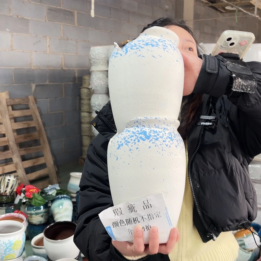 瑕疵两个高25/14红陶