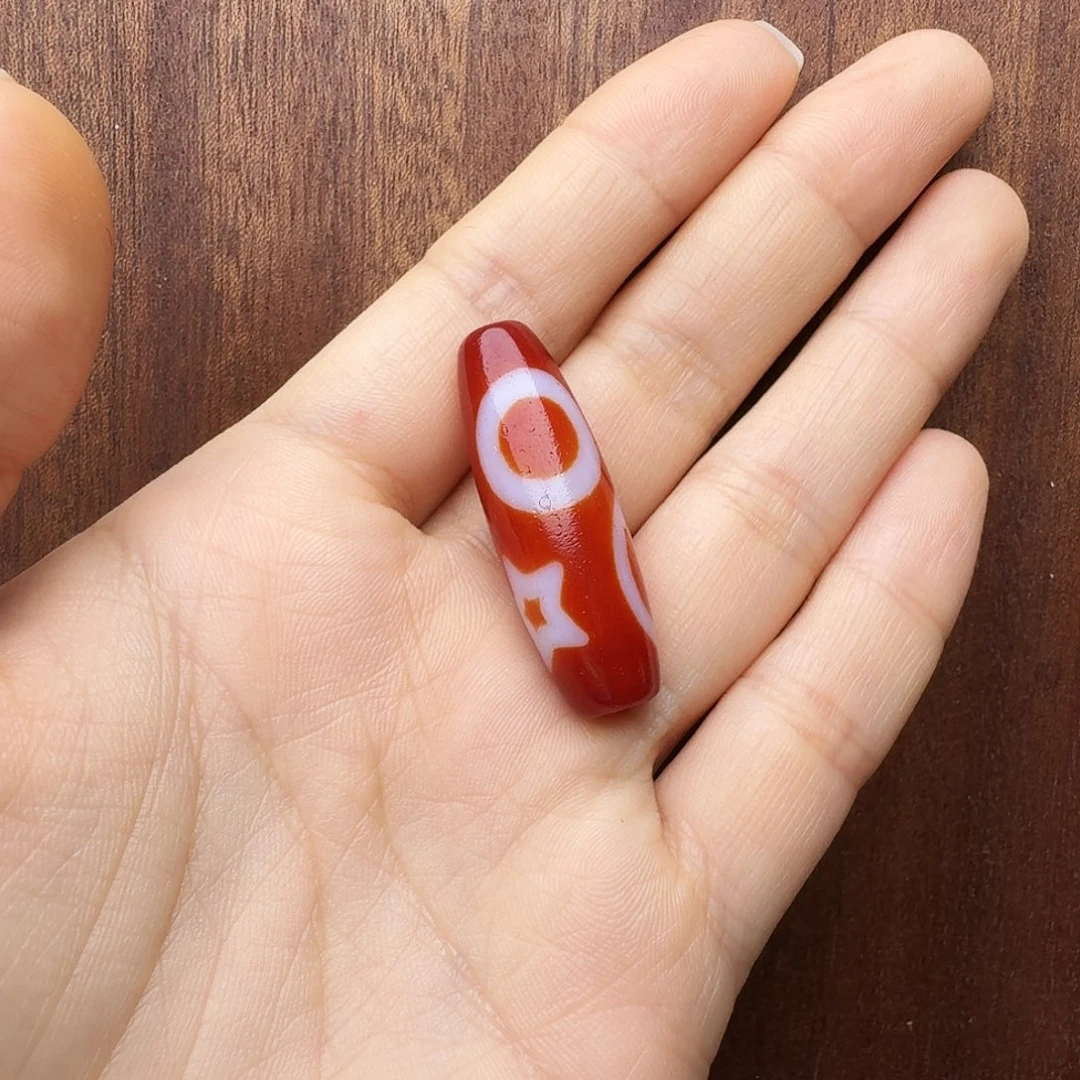 玛瑙/玉髓颈饰未镶嵌滴****豆