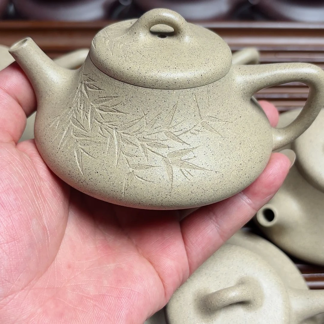 紫砂茶壶全手工柱瓢