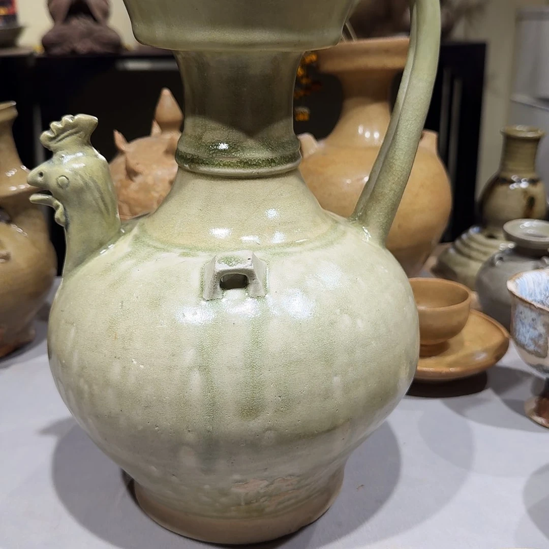 其他洪州窑青瓷鸡首壶