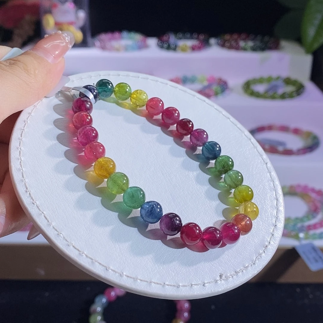 未镶嵌手链碧玺色标