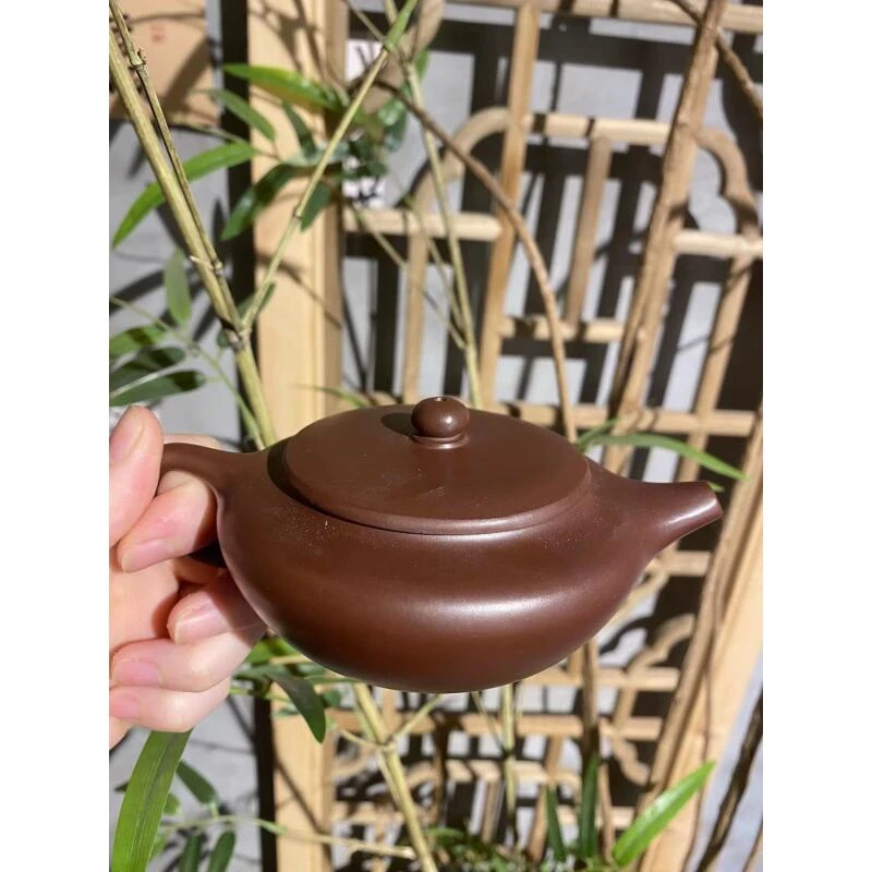 陶瓷_紫砂_建盏_茶周边紫朱泥光器扁尘（爽）