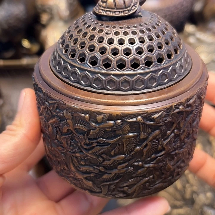 铜器摆件老王直播间