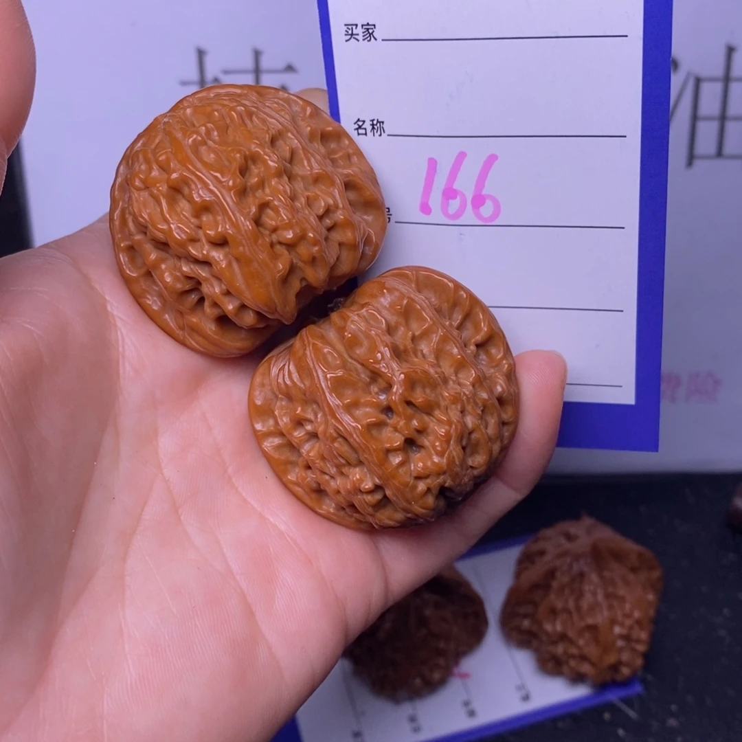 把件文玩核桃166/40白狮子