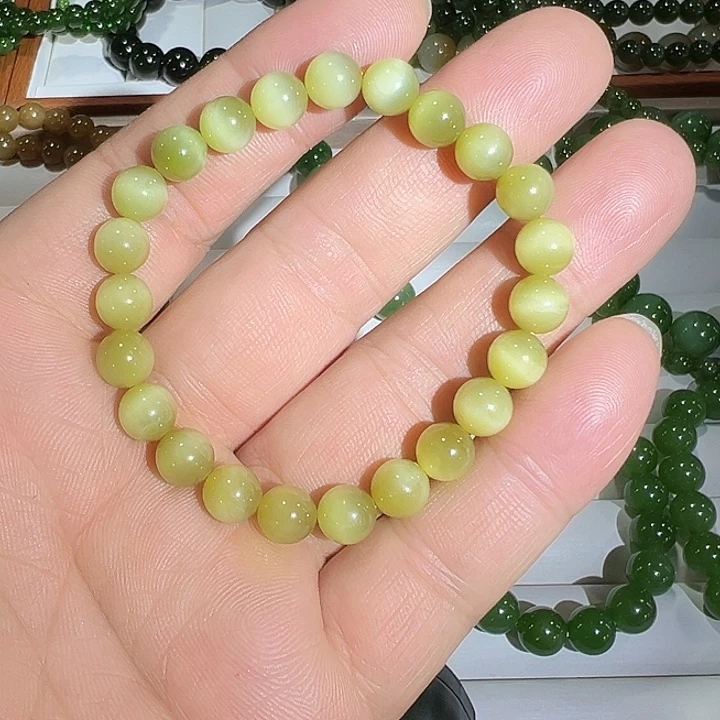 和田玉（碧玉）未镶嵌手串