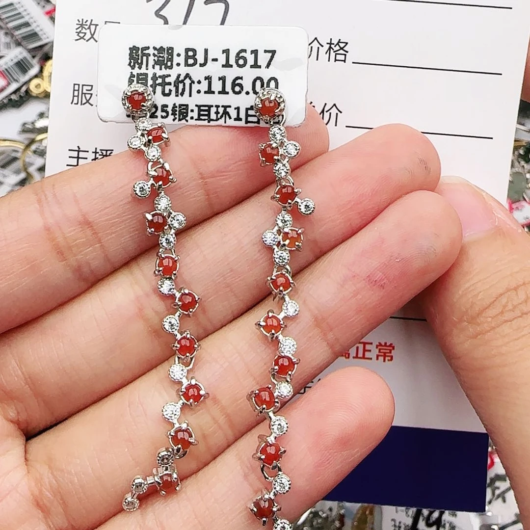 银S925镶嵌戒指翡翠戒指