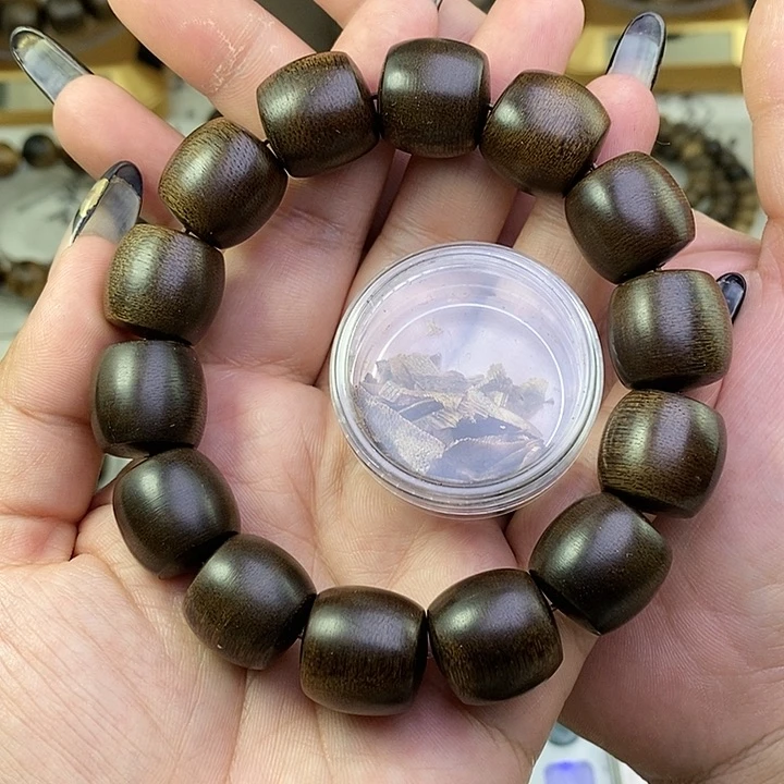 沉香沉香碎屑{*颜越南芽庄白棋楠1.6桶珠