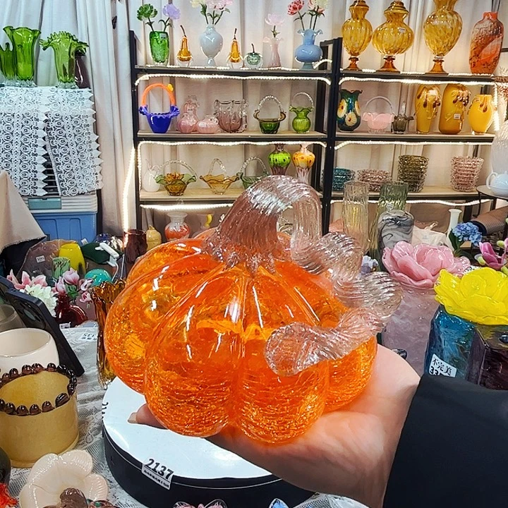 南瓜家悦美居琉璃摆件