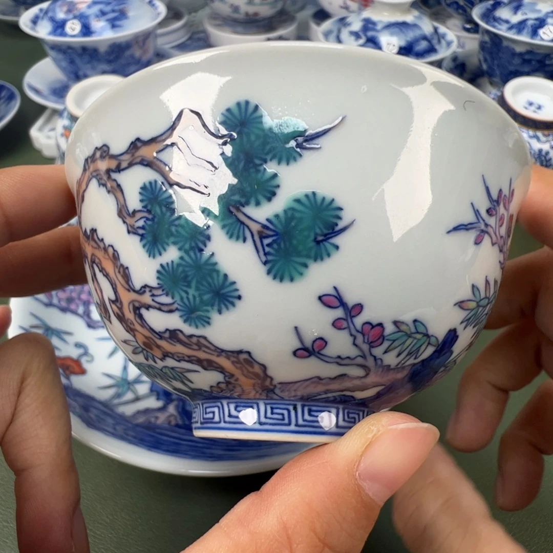 陶瓷景德镇纯手工纯手绘茶具木木84