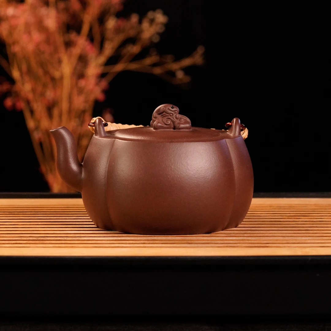 GS19-027  周昊  宜兴手工紫砂  提梁