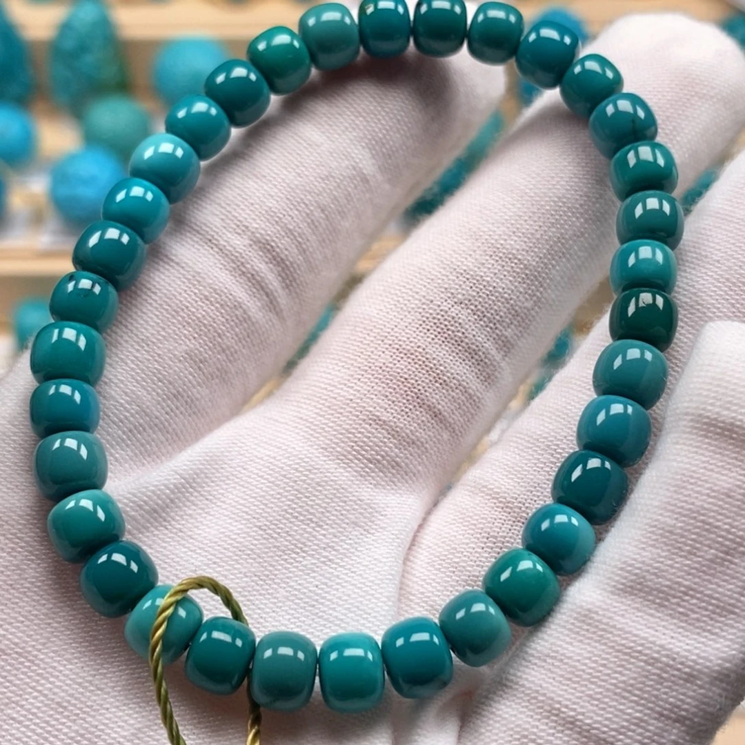 绿松石未镶嵌精品原矿高瓷绿松石