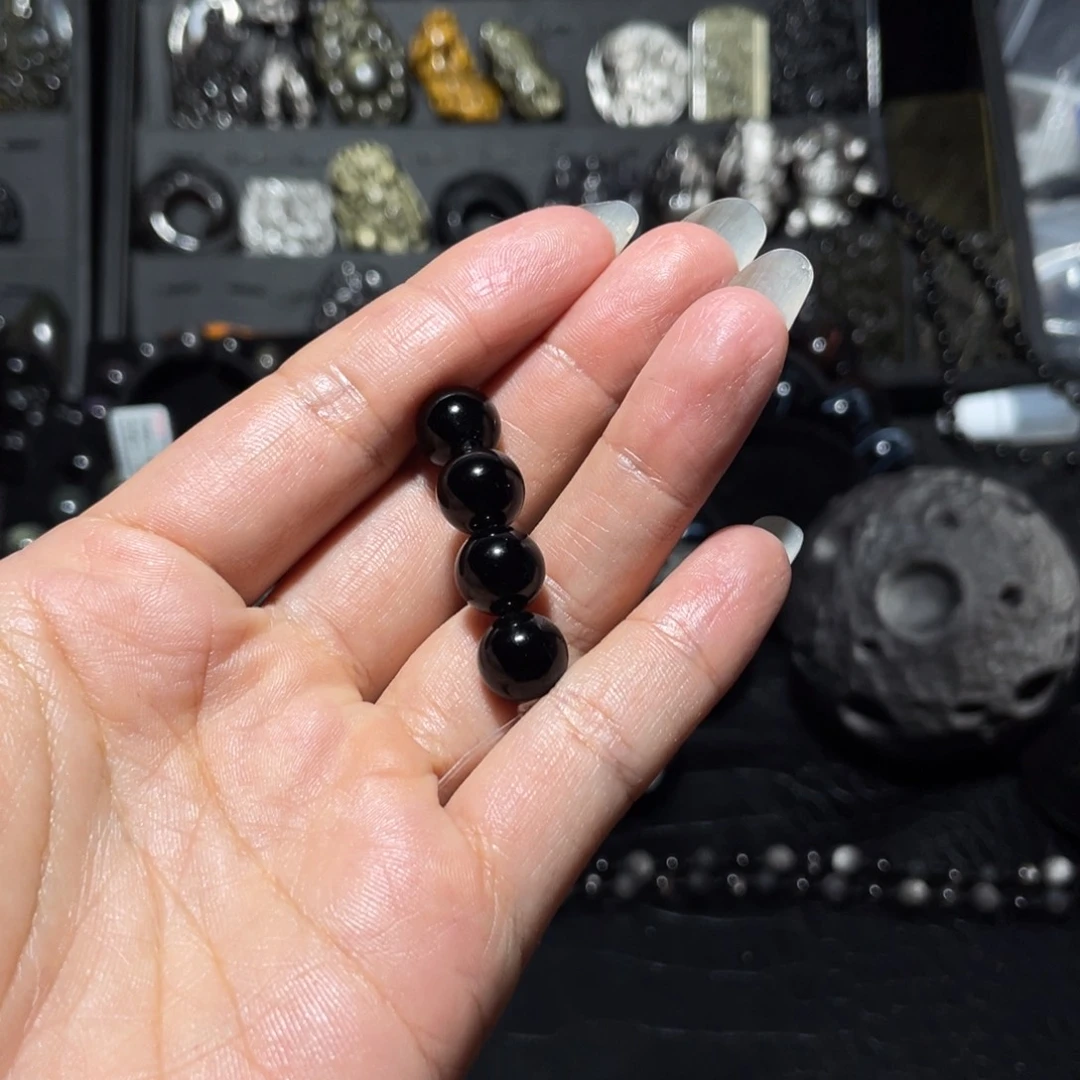 未镶嵌黑曜岩珠宝奇石Y*一