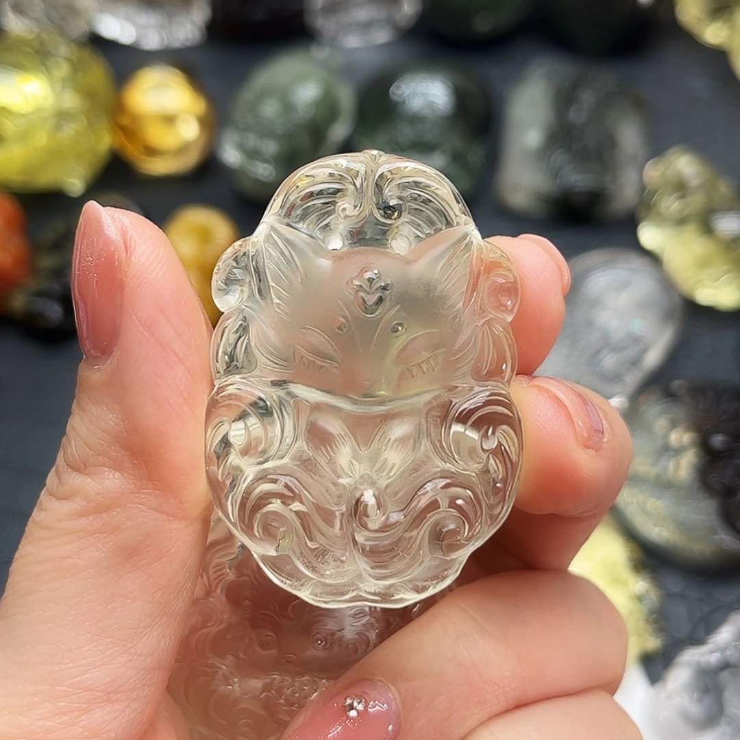 水晶吊坠(不含链)未镶嵌与***漫