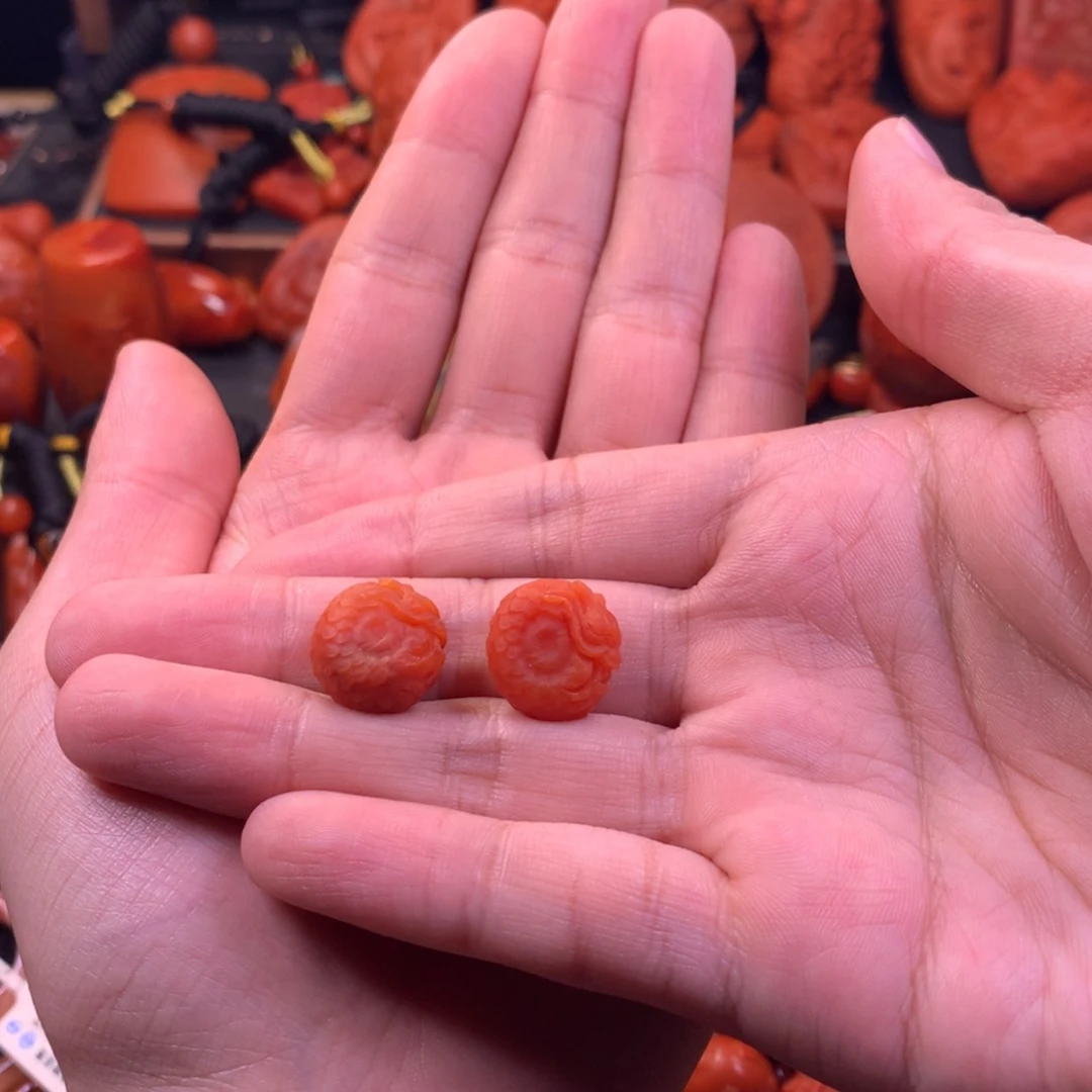 【闪购商品】南红玛瑙配饰龙扣未镶嵌玉*