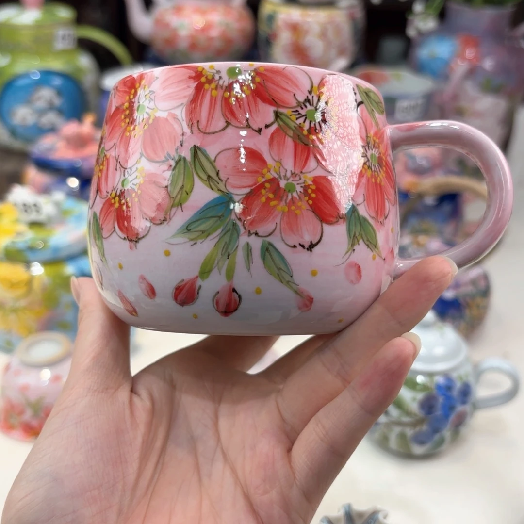 景德镇手绘高温釉下彩陶瓷茶具