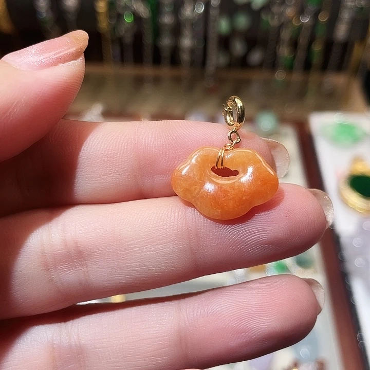翡翠银S925镶嵌颈饰