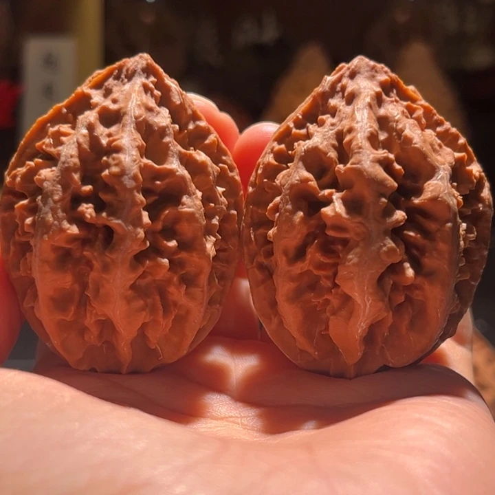 吊坠文玩核桃九式焱龙50