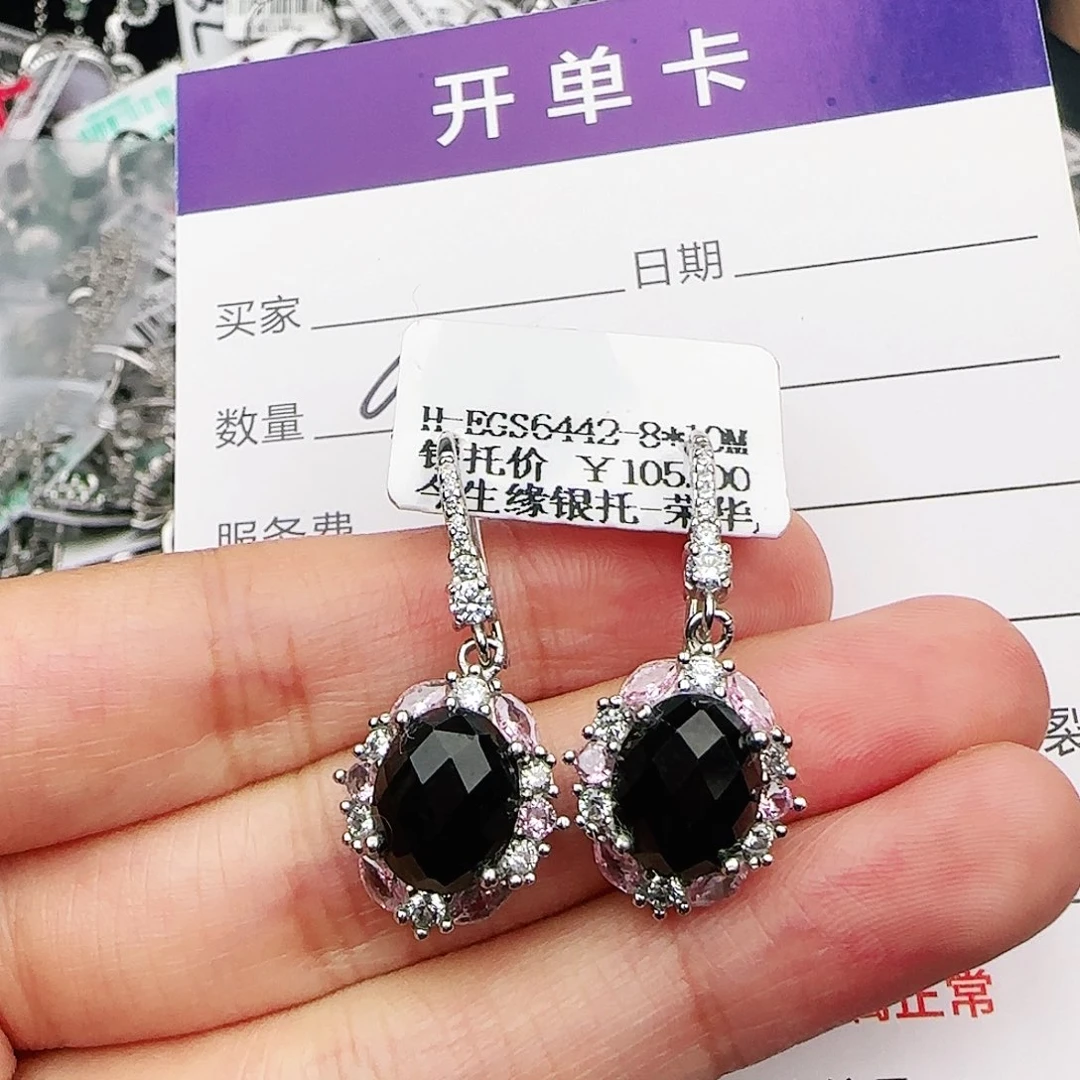 银S925镶嵌戒指翡翠戒指
