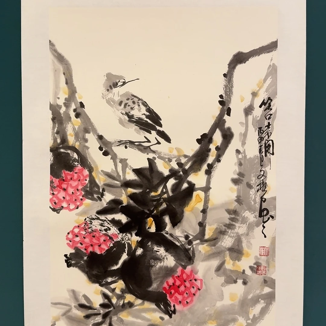 国画溥老师的作品