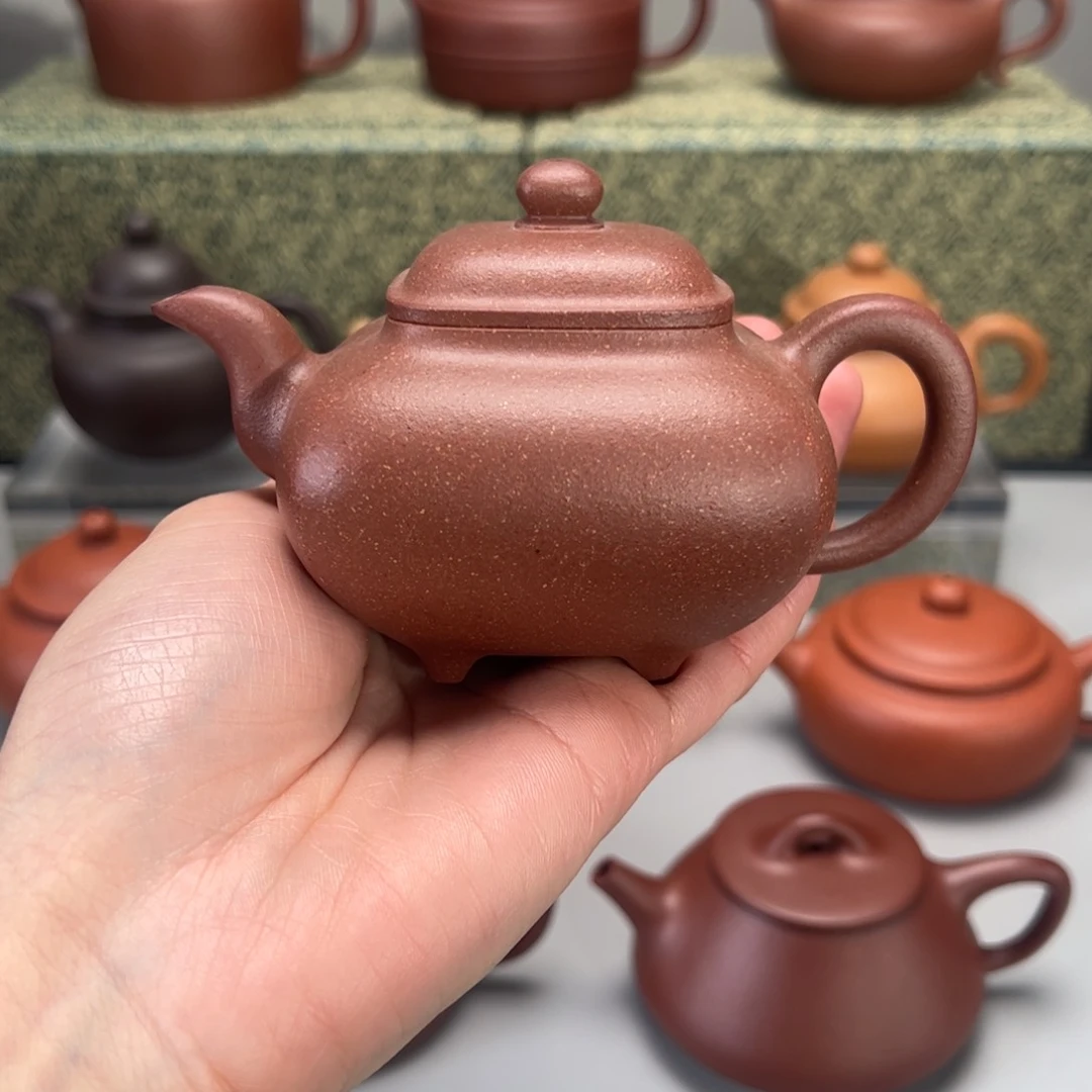 紫砂茶壶黄**土桃花泥传炉180cc