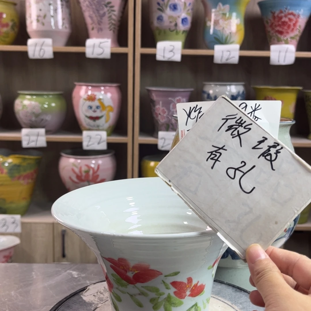 景德镇陶瓷花盆花盆