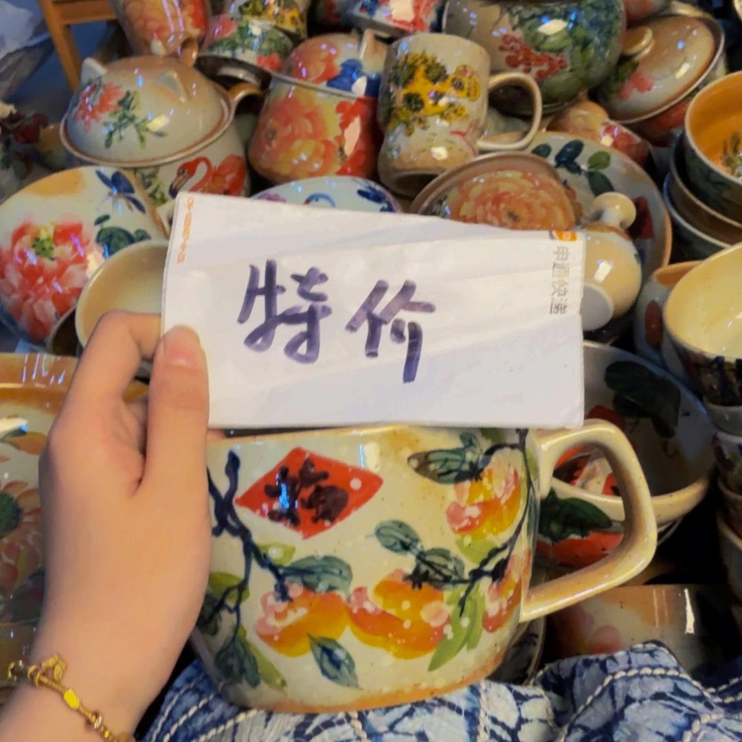 瓷片景德镇陶瓷手工手绘
