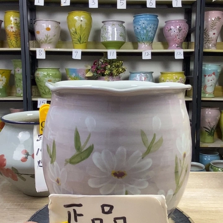 景德镇高温陶瓷花盆