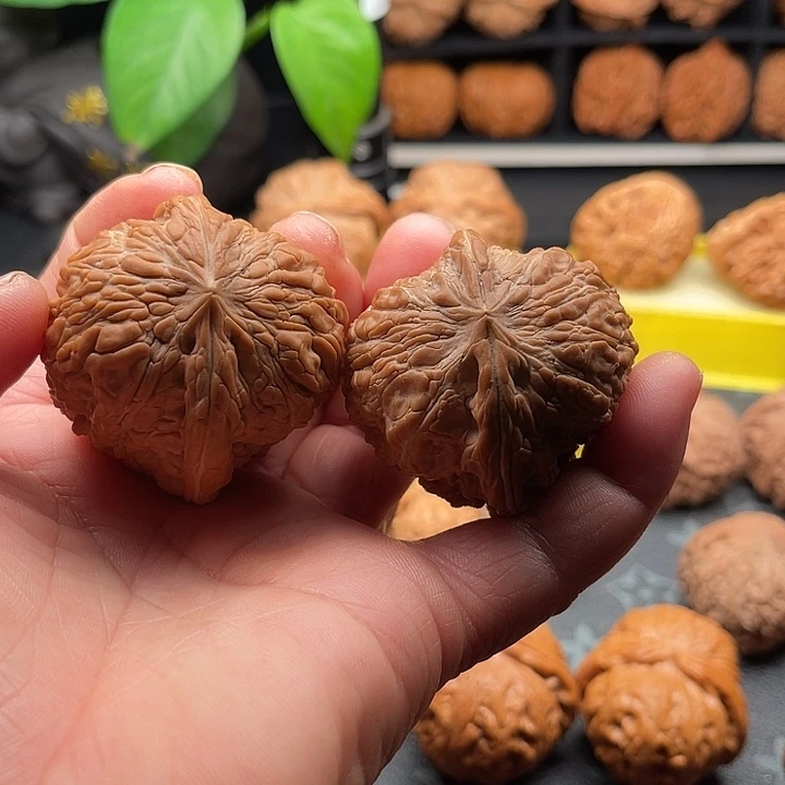 把件文玩核桃全品门墩边45肚45高42