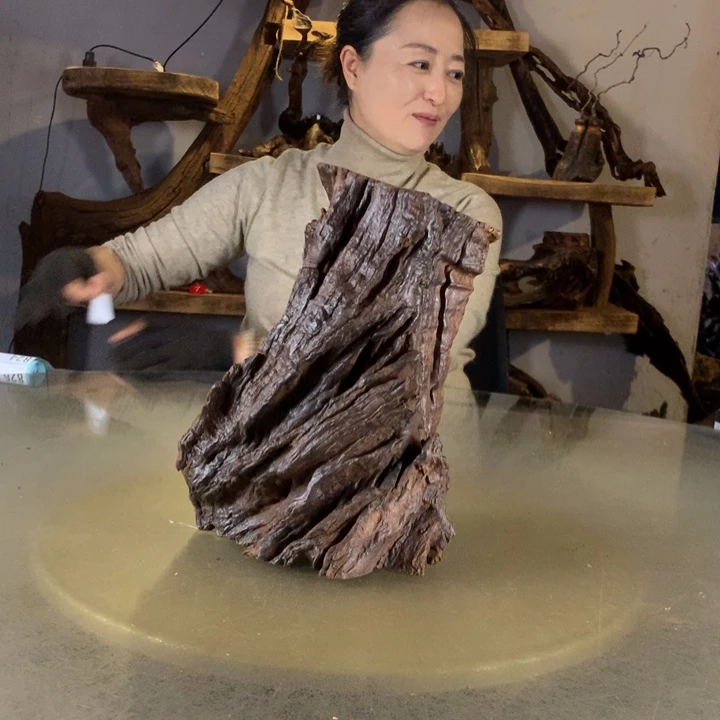 阿***智天然的云南紫柚木会黄水