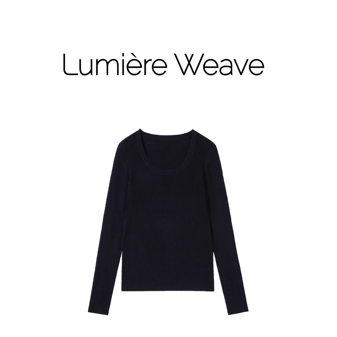 LumièreWeave【山间雾霭】53CX1212秋季舒适百搭质感长袖打底