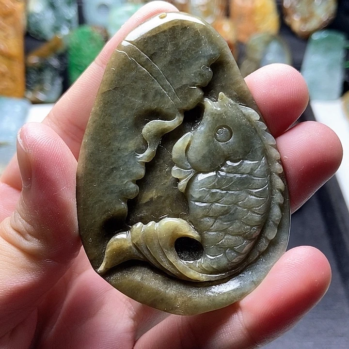 翡翠未镶嵌颈饰翡翠a货