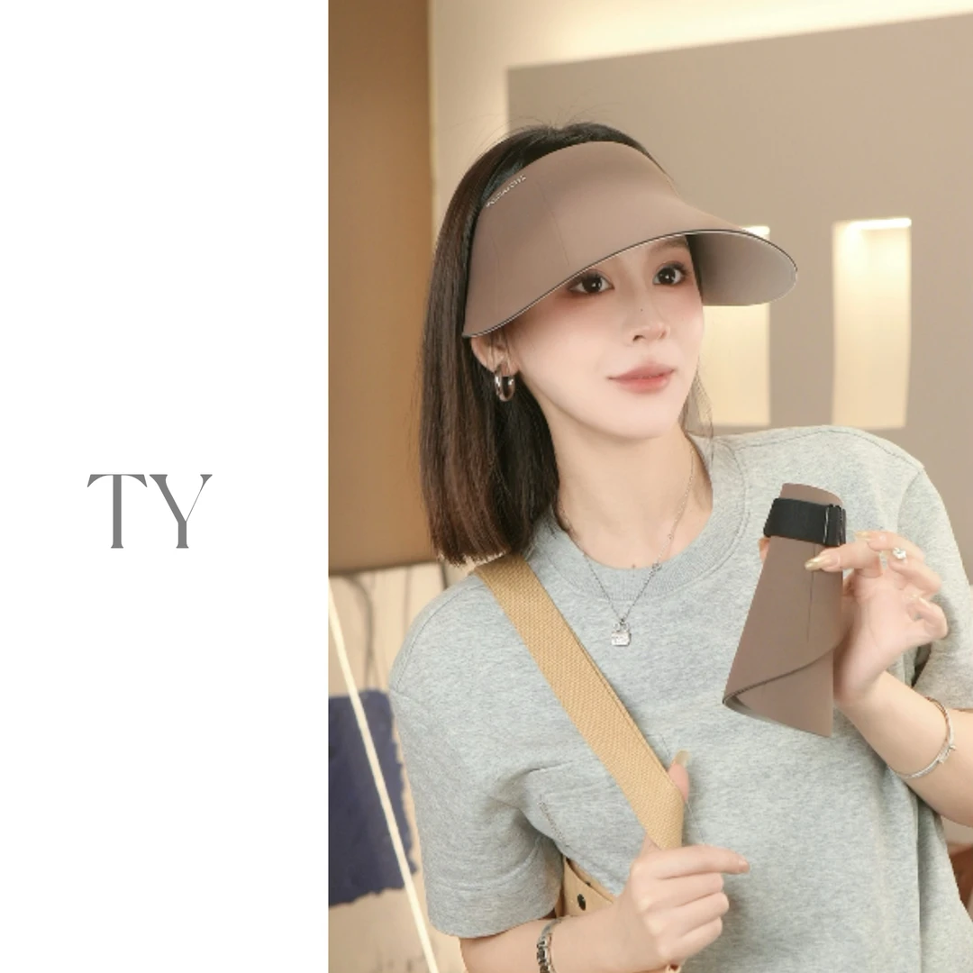 太一2025新款运动户外双面无痕加大轻薄可骑行防紫外线亲子防晒帽