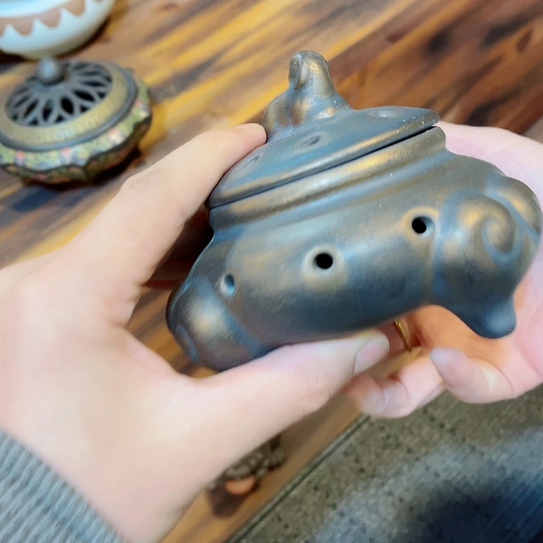 陶瓷香炉茶具摆件