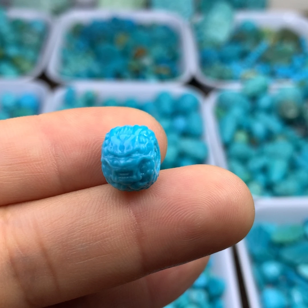 绿松石未镶嵌吊坠(不含链)11×9