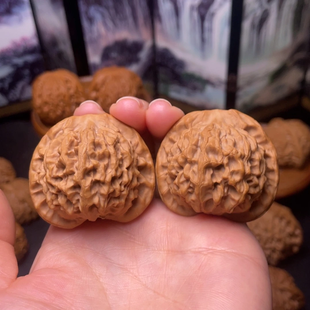 文玩核桃把件43全品天地圆