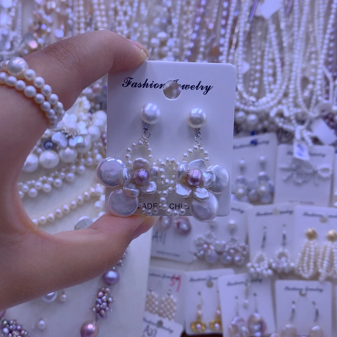 淡水珍珠合金颈饰