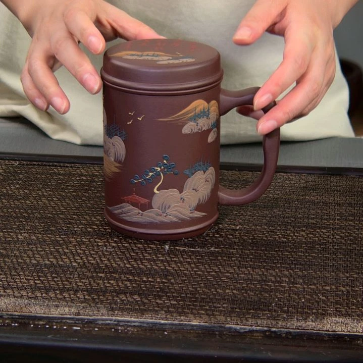 茶杯紫砂高货放漏