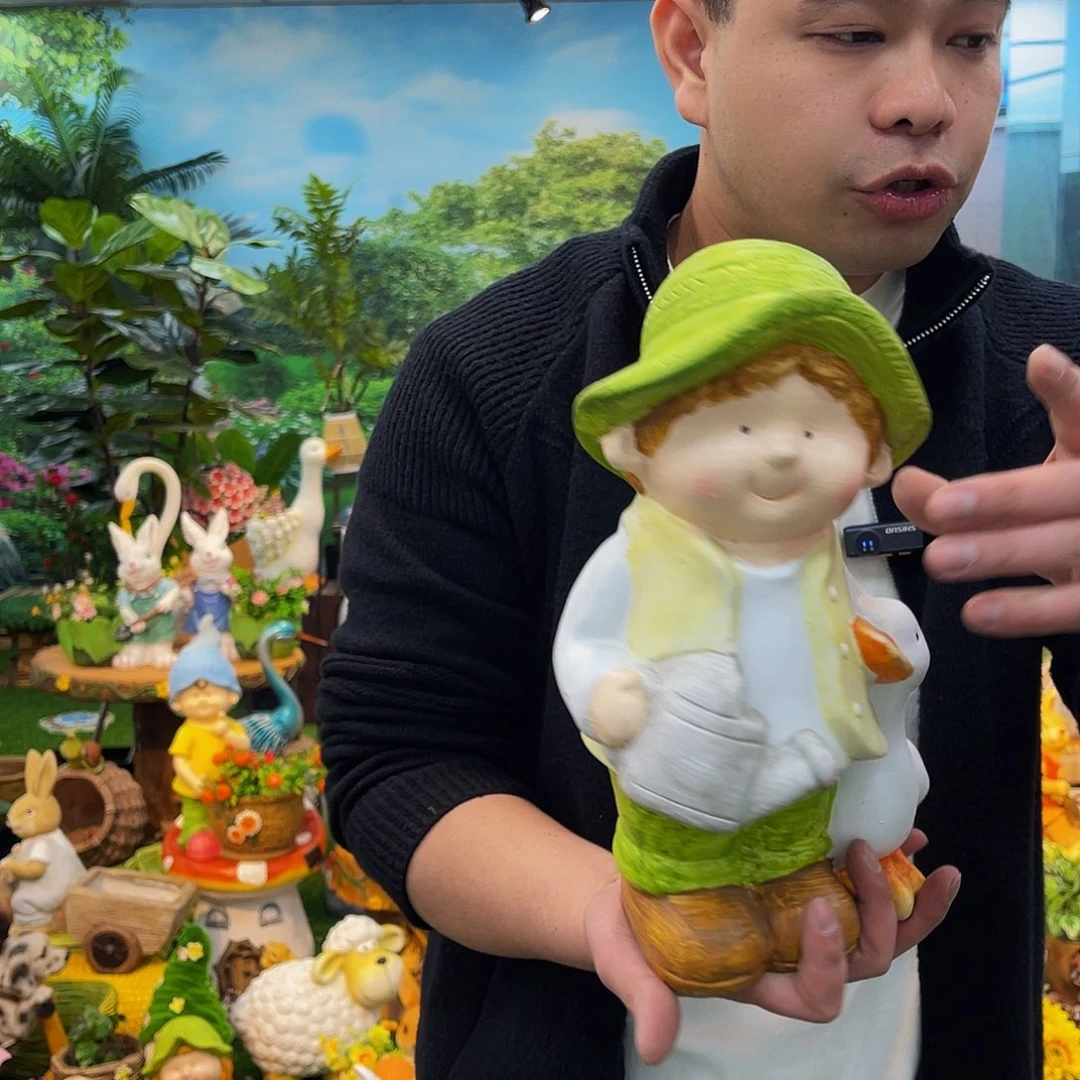 红陶花园庭院摆件