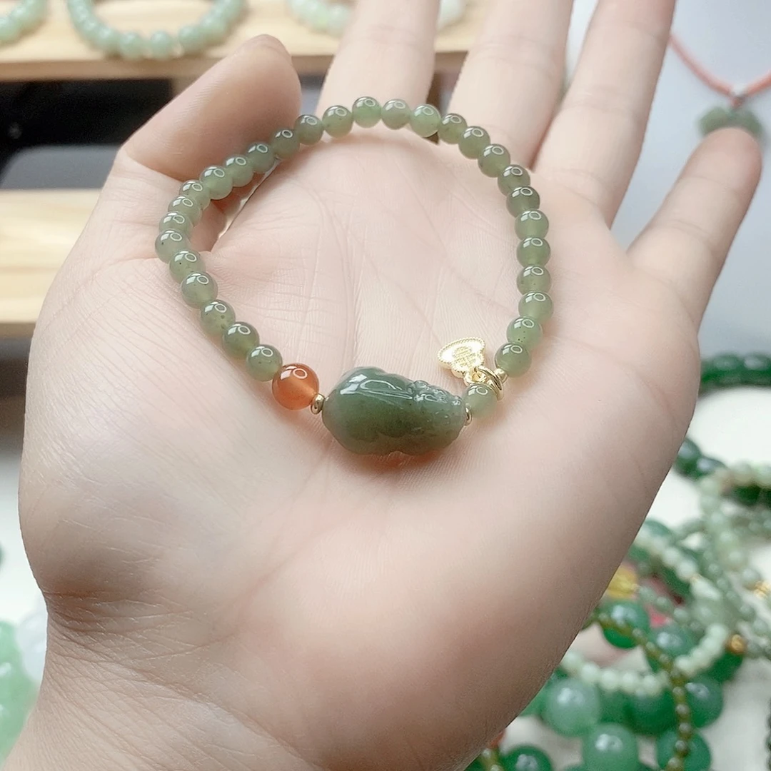 未镶嵌手链和田玉（糖玉）