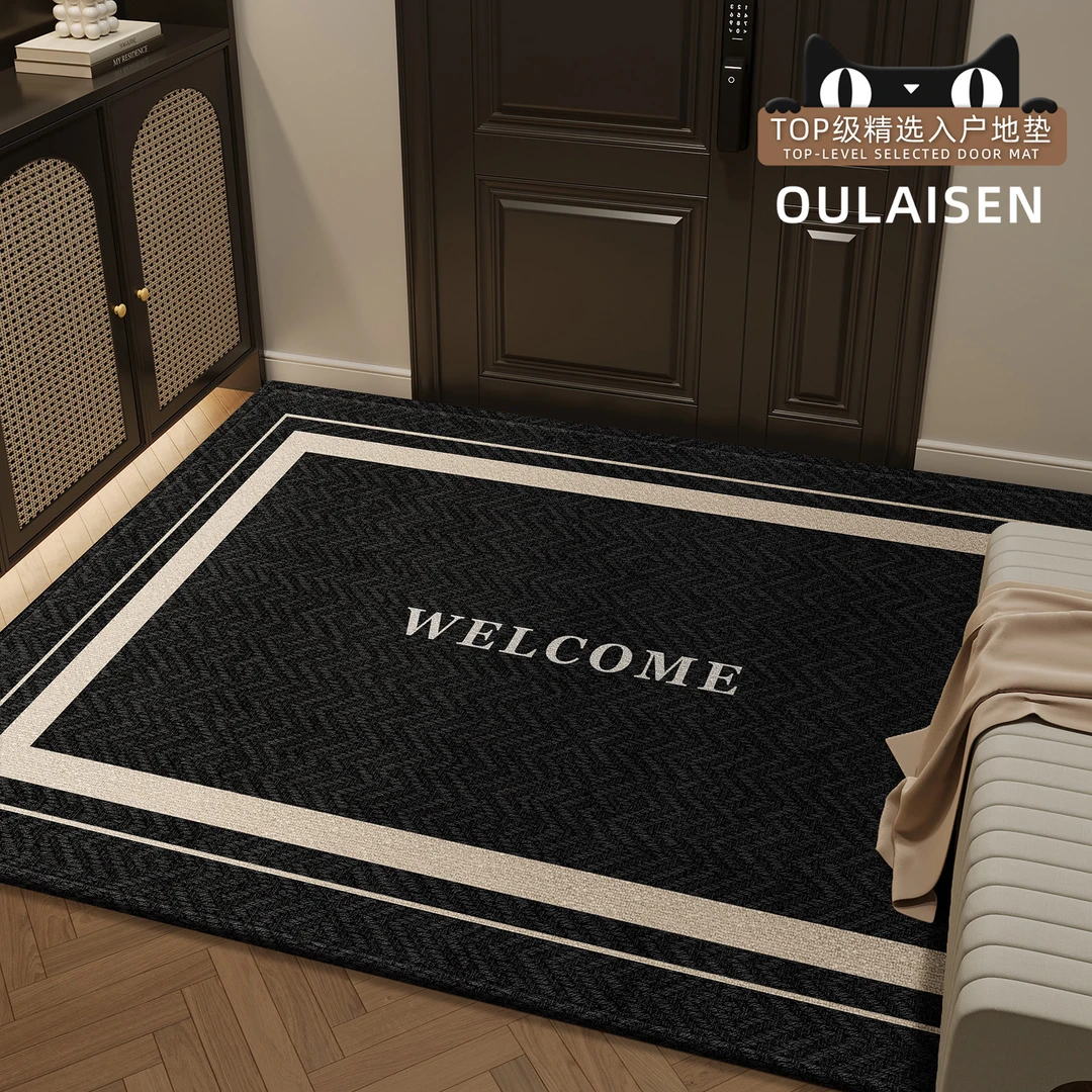 可定制高级感地垫入户门垫家用脚垫防滑进门玄关蹭灰地毯简约垫子