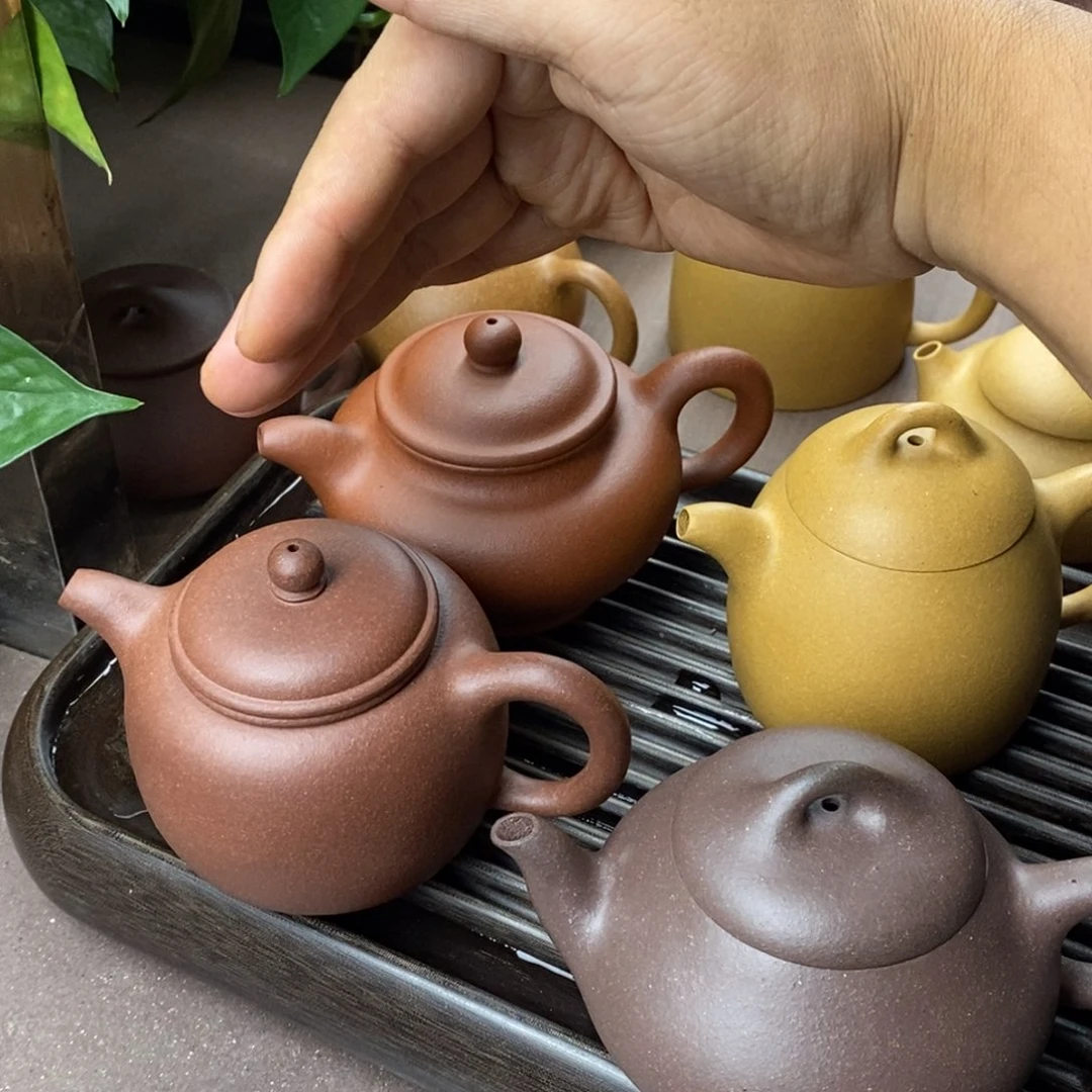 念***旺茶壶紫砂紫砂掇只秦权石瓢袍遵