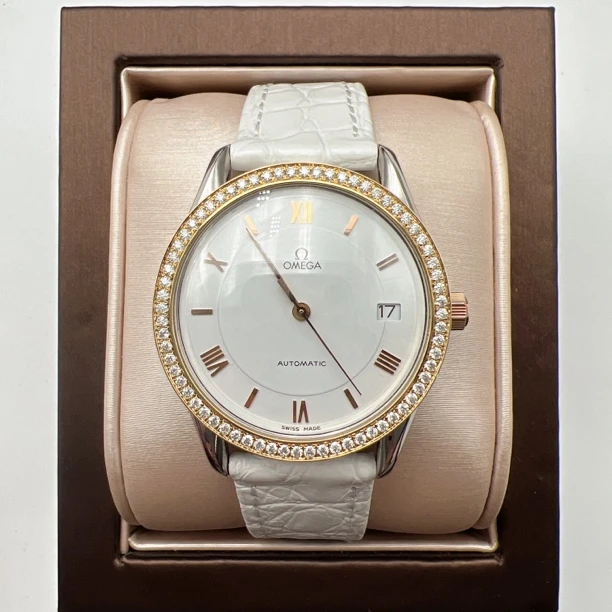 95新 Omega/欧米茄 大欧米茄46666自动后钻赠送表带赠送手链