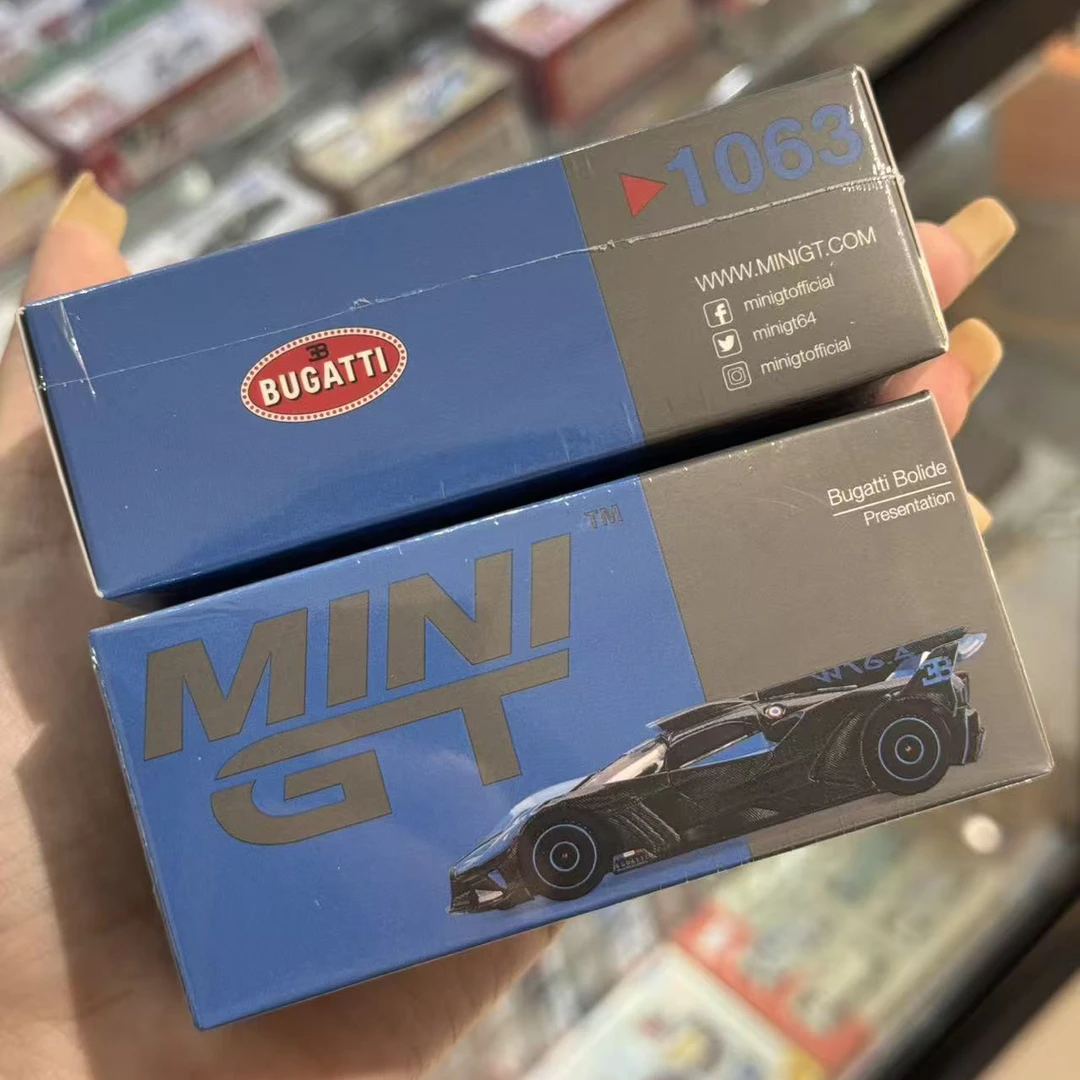 MINIGT 1:64 布加迪 Bugatti Bolide 飞火流星 合金汽车模型#1063