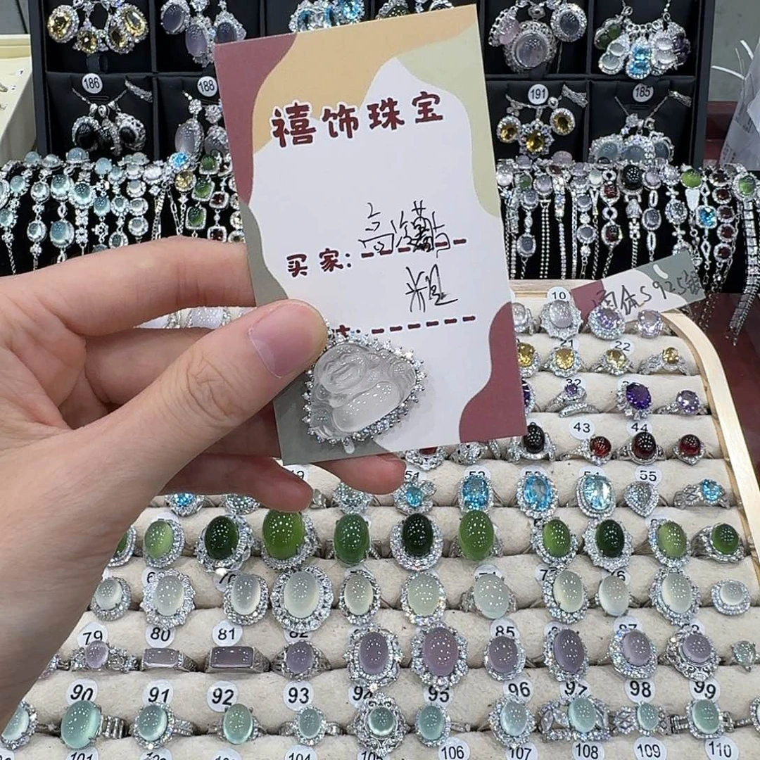 .***片蛇纹石玉银S925镶嵌颈饰吊坠