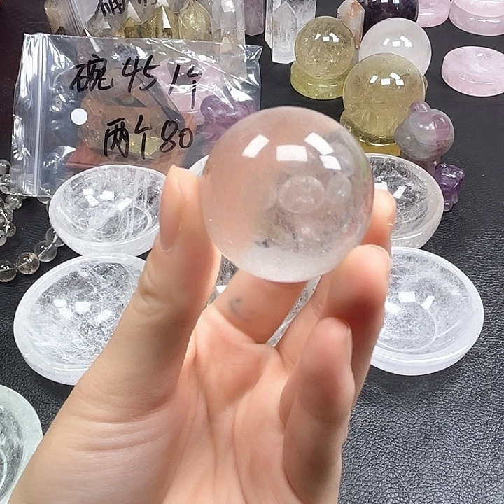 未镶嵌紫晶珠宝半成品54水晶石