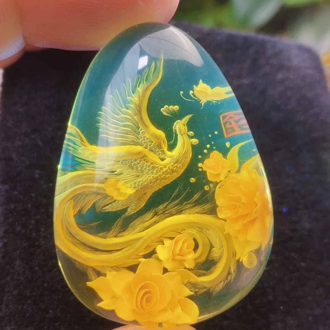 【闪购商品】金珀吊坠(不含链)未镶嵌