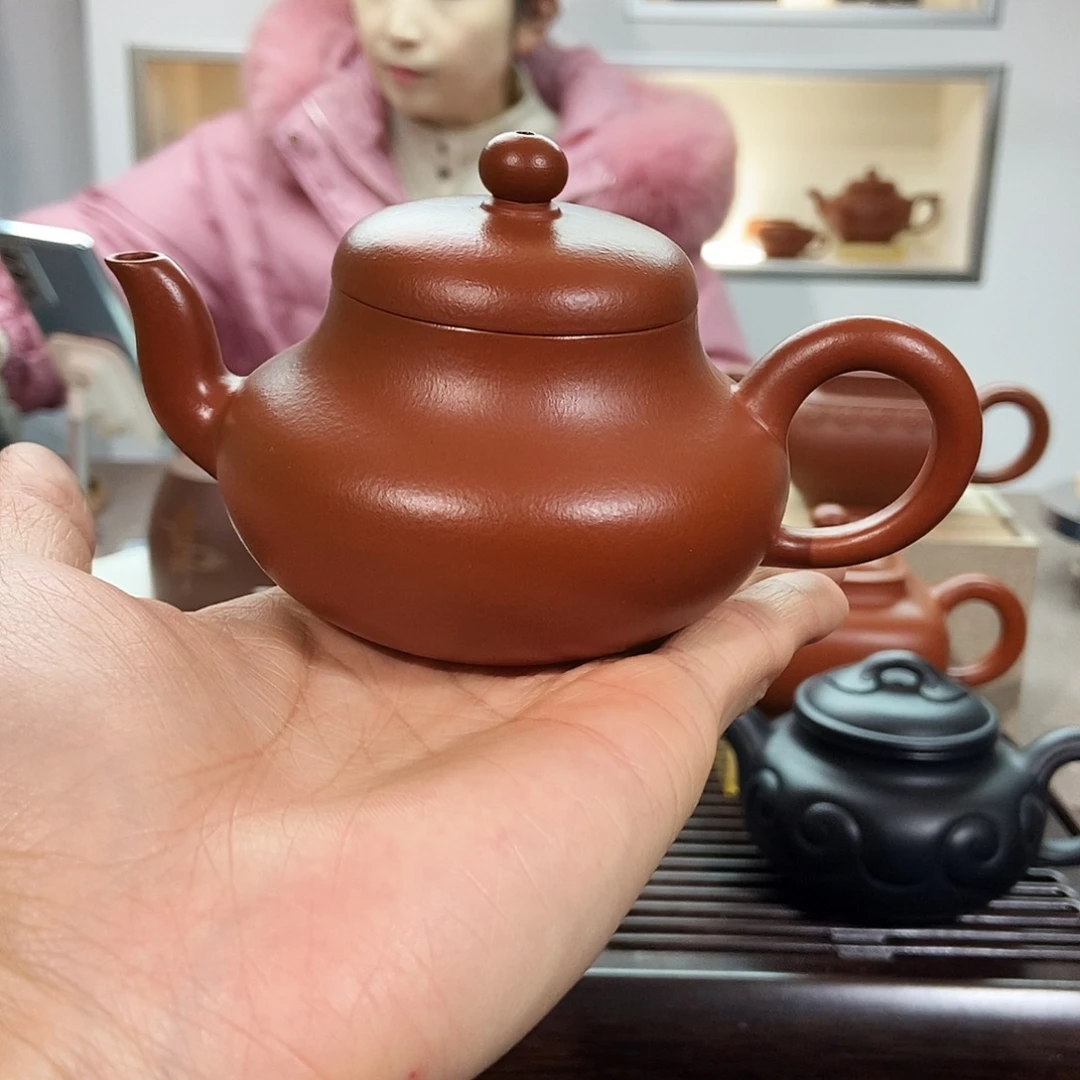 茶壶紫砂朱泥君德170cc